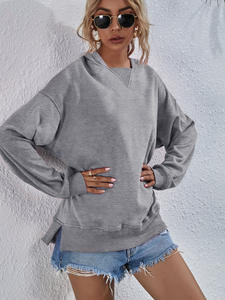 Sudaderas con capucha y sudaderas con logotipo personalizado Blusa Moda Suéter Mujeres Sudaderas con capucha Casuales - Product Image 5