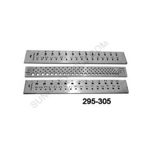 DRAW <b>PLATE</b> square Holes 30 Holes Jewelry Tools - Product Image 1