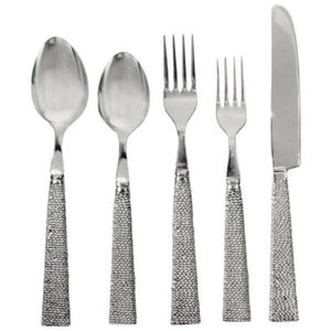 Juego de Cubiertos de acero inoxidable con acabado de espejo, perfecto para el hogar del Hotel y el restaurante, juego de cubiertos de uso de mesa de 5 - Product Image 3