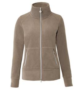 QHP, ropa deportiva impermeable para mujer, chaqueta de nailon para carreras con estampado de lana, talla XL para adultos - Product Image 1