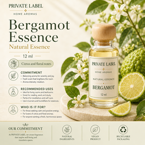 Esencia de Fragancia de Bergamota de Marca Privada 12ml OEM |   Aceite Aromático para Quemadores y Humidificadores |   España UE - Product Image 3