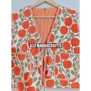 Handmade Vintage Quilted Jacket for Women New Style <b>Boho</b> Coat Front Open Kimono Stripe Piping Cotton Unique <b>Boho</b> Gift for Women - Product Image 4