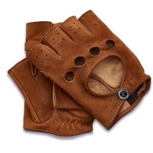 Gants en cuir vintage pour homme, style 2025, pour l'hiver, pour l'extérieur, tendance, garde au chaud - Product Image 4