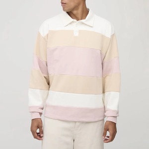 Camisetas de Rugby a Precio Accesible, Logotipo Bordado Personalizado, Manga Larga, Proveedor Mayorista, Camisetas de Polo de Rugby de Algodón, Camiseta de Manga Larga - Product Image 1