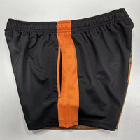 Nouveau design, shorts de rugby unisexes personnalisés sublimés pour hommes avec poches, taille mi-haute, séchage rapide, 100 % polyester, pour adultes