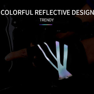 Customized Logo Half-<b>Finger</b> Racing Gloves Microfiber Sports Bicycle <b>Biking</b> Hand Gloves Windproof Cycling Riding Wholesale - Product Image 4