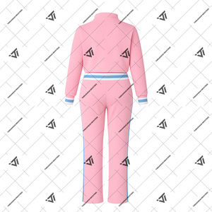 Greek Jack and Jill of America JJOA Sorority Clothing Streetwear 2 piezas Sweatsuit: Half Zip Sweatshirt con pantalones de pierna ancha - Product Image 2