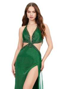 Women's Custom Print A-Line Maxi Dress with V-Neck <b>Spaghetti</b> <b>Strap</b> Anti-Static Breathable Eco-Friendly Asymmetric Party Dress - Product Image 6