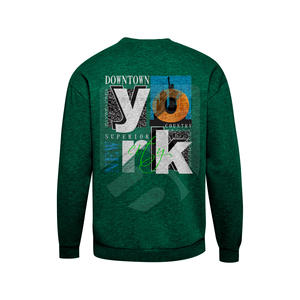 Sudadera de algodón 100% de peso pesado personalizada para hombre Sudadera con capucha de patrón sólido de suministro de fábrica OEM para invierno a precio al por mayor - Product Image 2