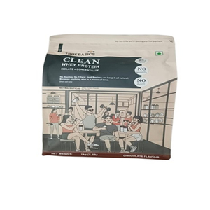 Emballage de protéines de lactosérum propre de haute qualité de 76mm dans le monde entier meilleur prix pochette flexo sacs en plastique pour l'image de marque et l'utilisation - Product Image 1