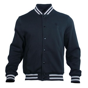 OEM personalizado Unisex chaqueta de béisbol uniforme universitario en Cachemira frente Logo CollegeBaseballjacket para los hombres DDP Envío - Product Image 1