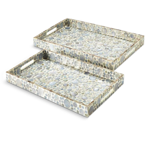 Best New Collection Mother Of Pearl Fruit Candle <b>Trays</b> Serving Storage <b>Trays</b> Sustainable Woven Safe <b>Kitchen</b> <b>Tray</b> Organizer - Product Image 2