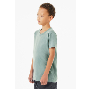 Últimas camisetas de verano para niños, ropa de calle informal para niñas, camisetas de calidad 100% de algodón transpirable suave con Color sólido, nueva moda - Product Image 2