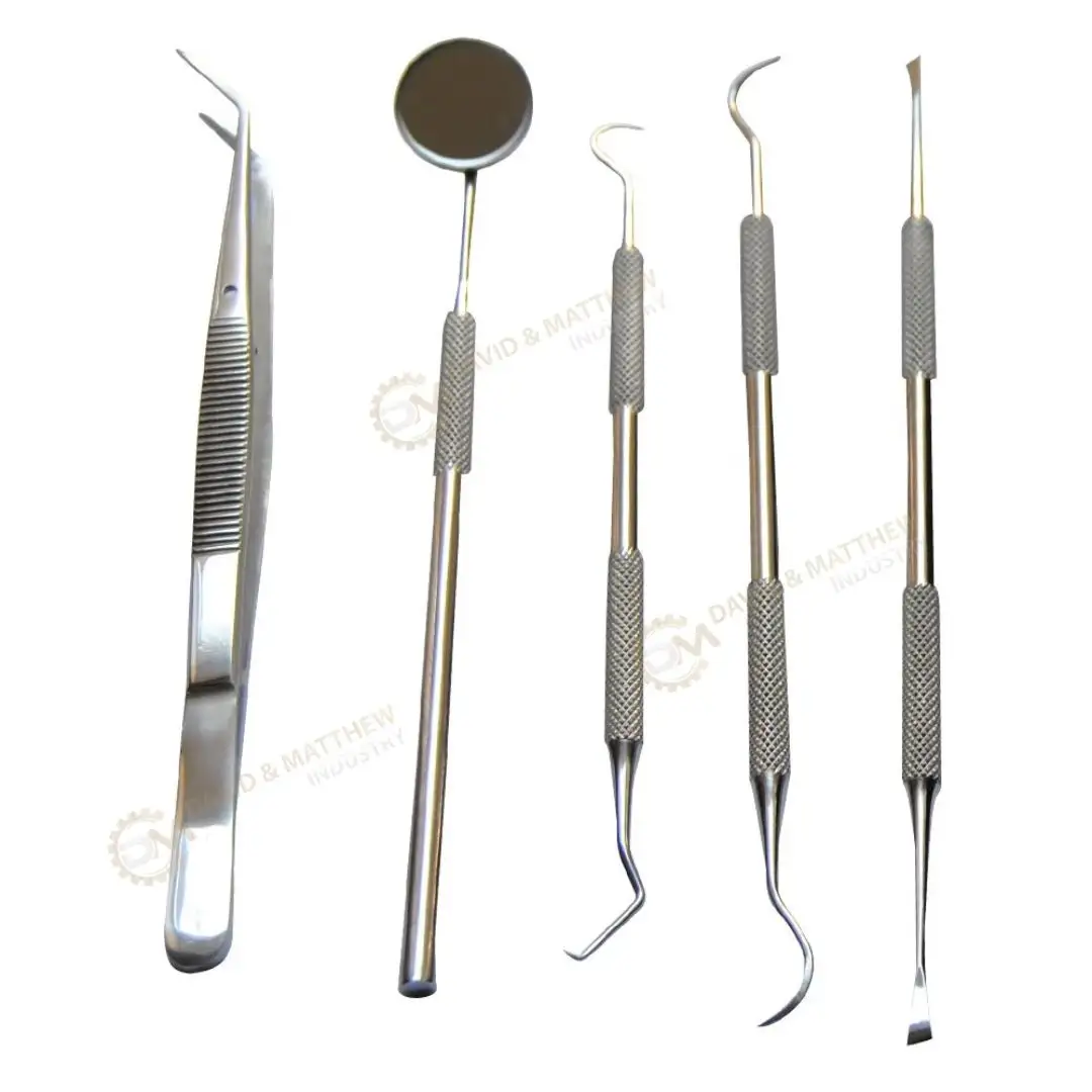 Стоматологические инструменты из нержавеющей стали, набор инструментов для гигиены зубов, хирургические инструменты для ухода за полостью рта, наборы для осмотра зубов