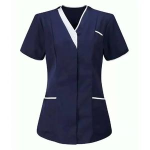 Hospital Uniforms Unisex <b>Doctor</b> Scrubs <b>Sets</b> Cotton Polyester Twill Fashion Jogger Leg Short-sleeved Overalls for Women Men - Product Image 4