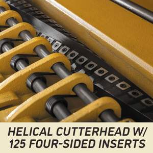 Cepillo de mano de 22 pulgadas con cabezal de corte helicoidal, 7-1/2 HP, 230V, 1 fase - Product Image 5