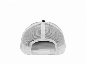 Chapeaux de camionneur en maille bleu marine/blanc Casquette de sport de haute qualité avec logo personnalisé Patch tissé à la mode pour le cyclisme - Product Image 5