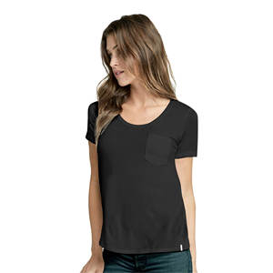 180gsm 100% Coton Logo Personnalisé Imprimé T-shirts vierges Vente en gros T-shirt uni pour femmes - Product Image 6