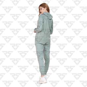 Vente en gros ensembles de survêtements pour femmes personnalisés ensemble de survêtement de sport pour femmes ensemble de survêtement à capuche et de jogging à manches longues pour femmes - Product Image 4