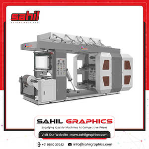 Machine d'impression flexographique 4 couleurs à grande vitesse la plus vendue du fabricant indien - Product Image 2