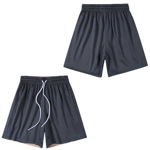 Men's Plus Size Athletic Workout Shorts Custom Wholesale Summer Running Breathable Double <b>Layer</b> Elastic Solid <b>Mid</b> Solid Color - Product Image 1