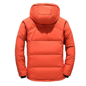 Chaqueta de Invierno para Hombre del Fabricante, Chaqueta Acolchada Regular para Exteriores, Cálida, Reversible, Impermeable, con Capucha, Logotipo Personalizado, Talla Grande, Estilo Urbano - Product Image 2