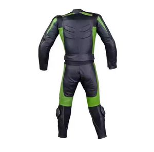 Combinaison en cuir de course de moto 2025 personnalisable de haute qualité bloquée par couleur respirante protection toutes saisons - Product Image 2