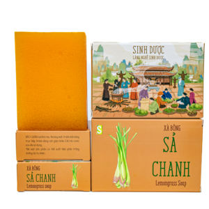 Oferta exclusiva, jabón de hierbas de hierba de limón y cúrcuma, jabón de baño orgánico blanqueador hecho a mano Natural, proveedor de Vietnam - Product Image 1