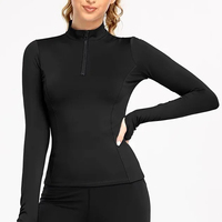 Vente en gros de hauts de base pour femmes pour la compétition d'équitation - Antibactériens, respirants, en spandex, manches longues