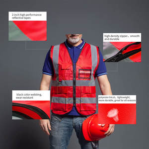 เสื้อกั๊กนิรภัยสำหรับใส่ทำงานเสื้อกั๊กนิรภัย - Product Image 4