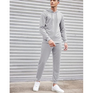 Survêtement homme - Ensemble 2 pièces avec sweat à capuche zippé et pantalon de jogging, idéal pour le jogging ou l'échauffement - Product Image 4