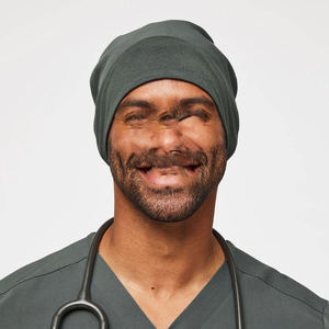 Custom Logo Nurse Cap Cotton Adjustable Elastic Scrub Nurse Cap - Product Image 2