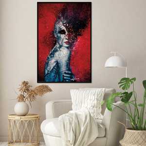 Póster sobre lienzo de Mario Sánchez Nevado con diseño de Indiferencia para decoración de pared - Product Image 4