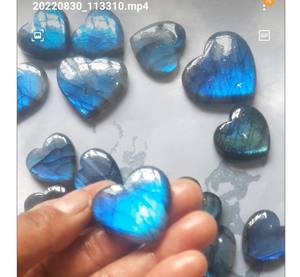 หินมูนสโตนสีรุ้งประกายแสงสีฟ้าสำหรับเครื่องประดับซูเปอร์เซปเทมเบอร์อัญมณีหลวมอัญมณีธรรมชาติเครื่องประดับสไตล์ใหม่ - Product Image 2