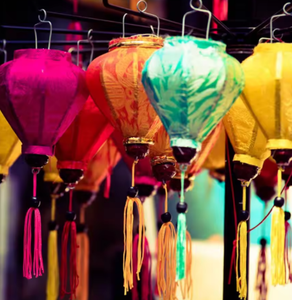 Linterna de seda de bambú hecha a mano, linterna colgante tradicional vietnamita para el hogar, cafetería, jardín y decoración de eventos - Product Image 5