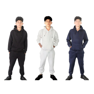 เซ็ตเสื้อผ้าเด็กแบบลำลองสำหรับฤดูหนาว2025 2ชิ้นสำหรับเด็กผู้ชายเด็กผู้หญิงเสื้อกันหนาวมีฮู้ดผ้าฟลีซ - Product Image 1