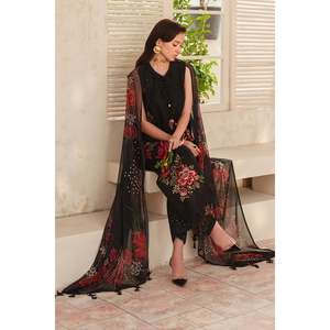Traje de Lino Bordado UF-4399 para Primavera/Verano - Product Image 3
