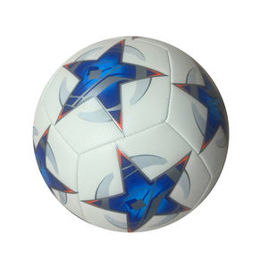 Ballon de football en cuir PU de haute qualité, football à liaison thermique taille 5 avec logo personnalisé, nouveauté - Product Image 3