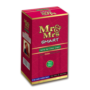 Crème colorante capillaire à base de plantes de qualité supérieure SMART Wholesale pour unisexe, rouge flamme, semi-permanente, sans ammoniaque, coloration capillaire longue durée - Product Image 1