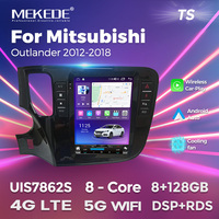 Radio de Coche MEKEDE TS con Sistema de Audio Android, Reproductor con WIFI 4G, Compatible con DVR, DSP y TMPS para Mitsubishi Outlander 2012-2018