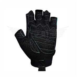 Gants de sport unisexes légers sur mesure à demi-doigts, accessoires de fitness en cuir tendance, disponibles en différentes couleurs, vente en gros - Product Image 3