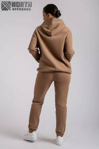 Ensemble de survêtement 2 pièces pour homme en coton de haute qualité, pantalon de jogging et sweat à capuche, respirant, léger, taille élastique, pour le sport - Product Image 5