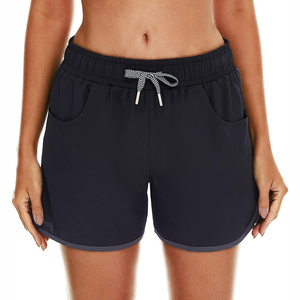 Women's Elegant 4'' <b>Swim</b> Shorts Quick Dry Board Trunks Elegant Style Swimsuit Bottom Pockets Breathable Split Side Beach Sports - Product Image 3