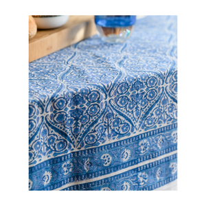 Nappe de table en coton écologique à motifs imprimés 60x90 pouces, certifiée GOTS, fibres naturelles sans danger pour la peau, choix durable pour la salle à manger - Product Image 3