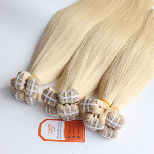 ผมต่อแบบเป็นมัดผมมนุษย์สองชั้นผม100% สีบลอนด์ผมเวียดนาม - Product Image 2