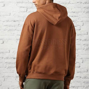 Sudadera con capucha de gran tamaño para hombre de Color personalizado Sudadera con capucha de tela suave hecha en fábrica para hombre Ropa informal duradera Sudadera con capucha de gran tamaño en línea - Product Image 4