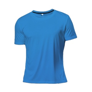 เสื้อออกกำลังกายผู้ชาย คุณภาพสูง แห้งเร็ว ผ้าฝ้าย 100% ระบายอากาศได้ดี ไม่ยับ คอตั้ง เหมาะสำหรับวิ่ง ฟิตเนส เล่นกีฬา และฝึกซ้อม - Product Image 2