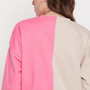 Sweat-shirt pour femme en molleton épais d'hiver surdimensionné - Impression personnalisée 100% coton à manches longues Street Wear - Product Image 6