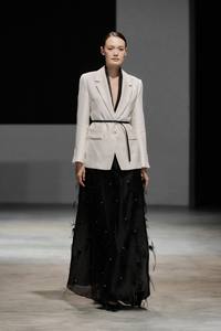 Wholesale Clothing Women's <b>Skirts</b> Luxury MILAN EMB FEATHER <b>SKIRT</b> ODM Straight Women's Casual <b>Skirts</b> 73%CUPRO,27%POLYESTER - Product Image 4