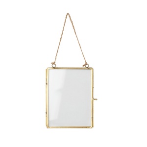 Cadre photo en métal de haute qualité forme carrée support photo fait à la main classique élégant en gros table cadre photo debout - Product Image 4